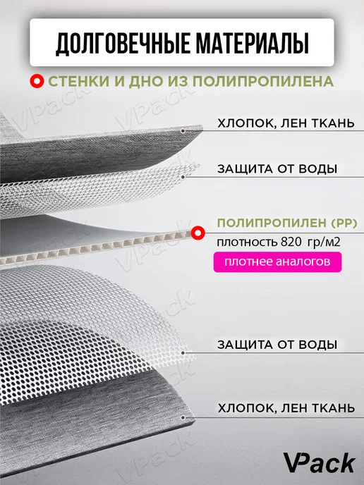 VPack Органайзер для хранения нижнего белья одежды складной, вариант, фото 5
