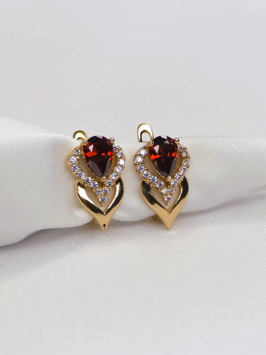 Серьги классические, повседневные на каждый день 1,5 см.