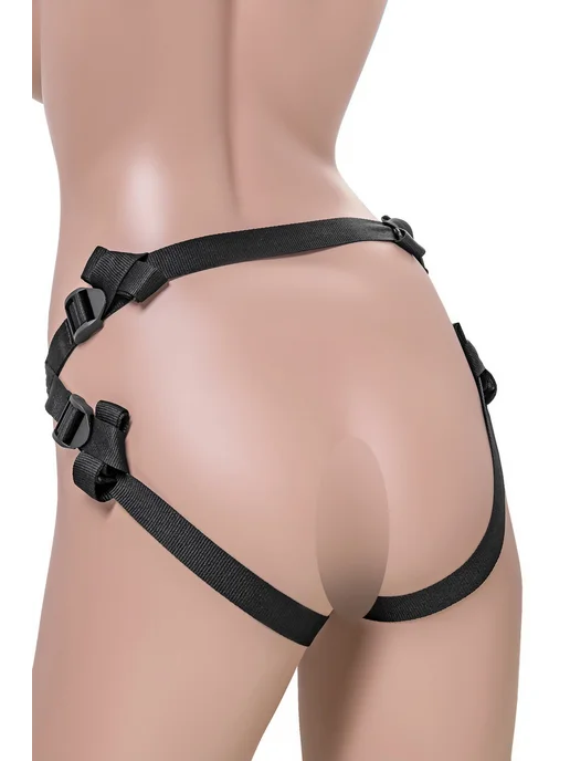 RealStick Strap-On by TOYFA Трусики для страпона Emery насадкой черные, черный, фото 4