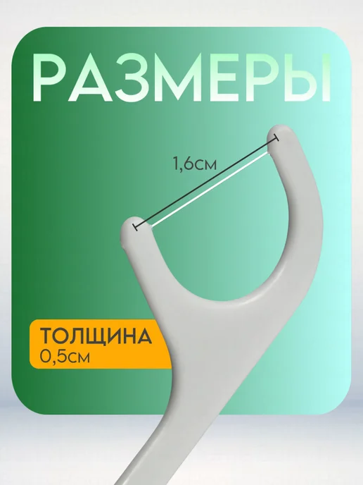 BarryHome Зубная нить с зубочисткой, флоссеры, вариант, фото 4