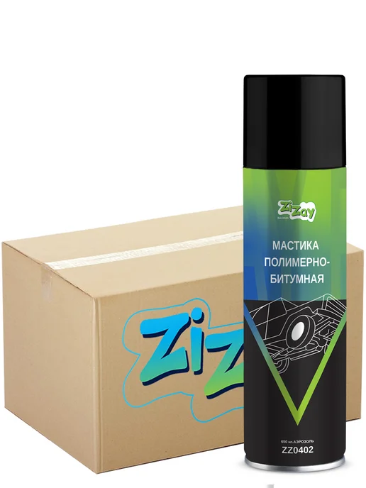 ZIZAY Полимерно-битумная мастика, гидроизоляционная, 1000 мл, 1,95 л, фото 6