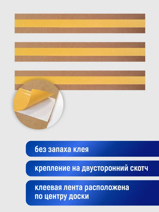 Stendplus Пробковая доска для заметок серая 50 х 80, 100x15, фото 4