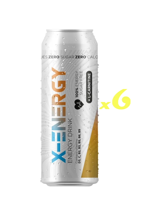 X-Energy Энергетический напиток 6шт 450мл Манго-Кокос, 6 шт, 450 мл