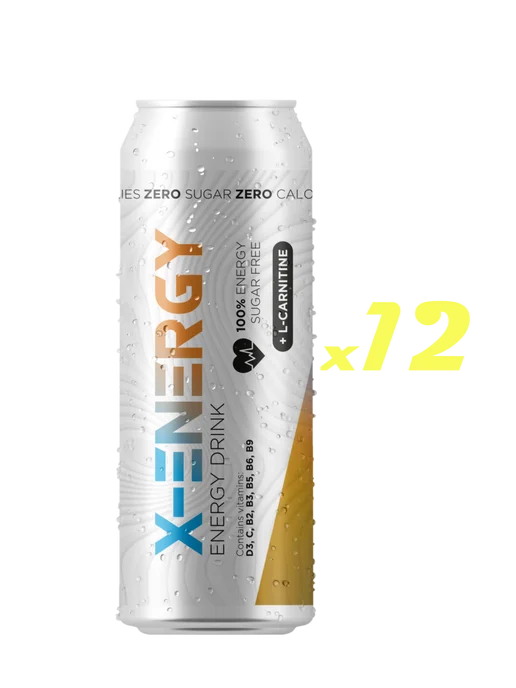X-Energy Энергетический напиток 12шт 450мл Манго-Кокос, 12 шт, 450 мл