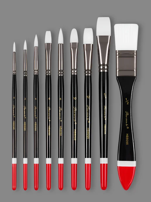 Artist Brush Кисти художественные для рисования акрилом, маслом набор, вариант, фото 2