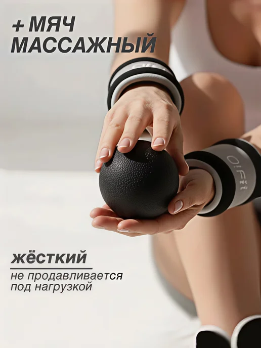 O!Fit Утяжелители для рук и ног 2 кг по 2 шт неопреновые, 1,5 кг, 2 шт, фото 5