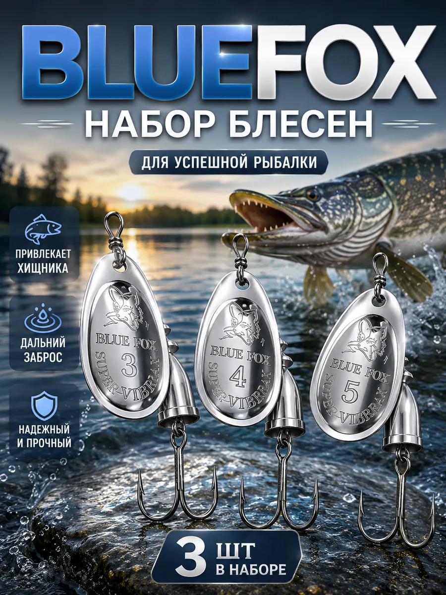 Блесна вертушка Блю фокс