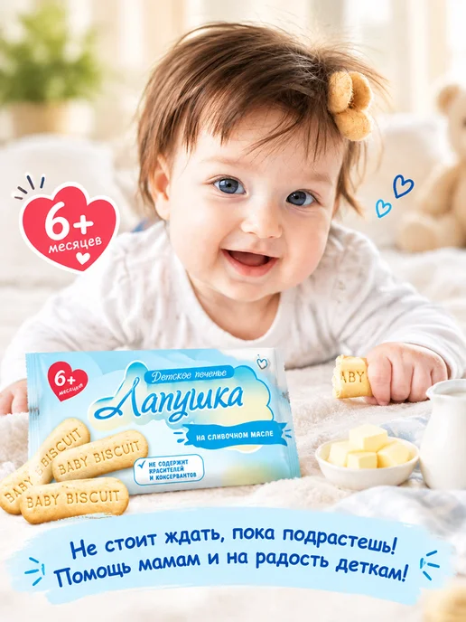 adelia.soap Детское растворимое печенье на сливочном масле, вариант, фото 6