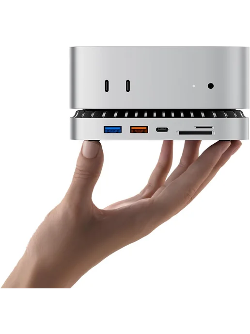 Док-станция Mac mini M4 USB Док-станция для Mac Mini M4 Hub, белый, фото 5