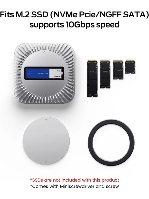 Док-станция Mac mini M4 USB Док-станция для Mac Mini M4 Hub, белый, фото 7