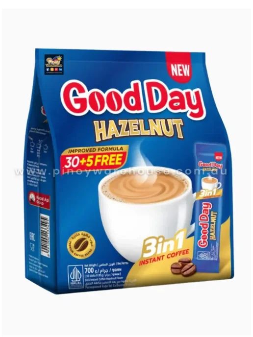 Good Day ТМ Кофе растворимый 3 в 1 Лесной Орех, 35 стиков, 35 шт, фото 4
