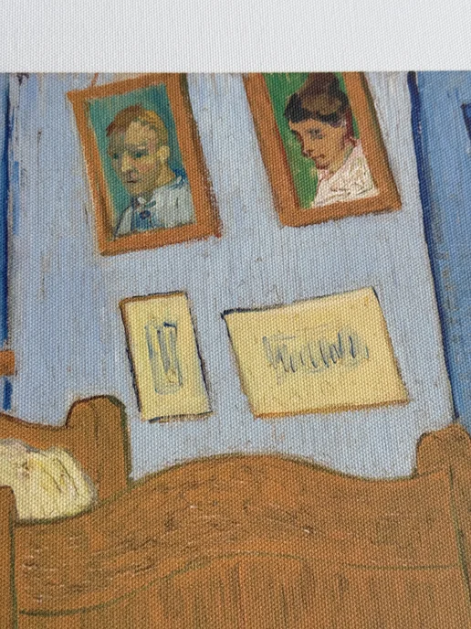 past_today "Спальня в Арле", Ван Гог (натур.холст, 40х50 см), 40x50 см, фото 5