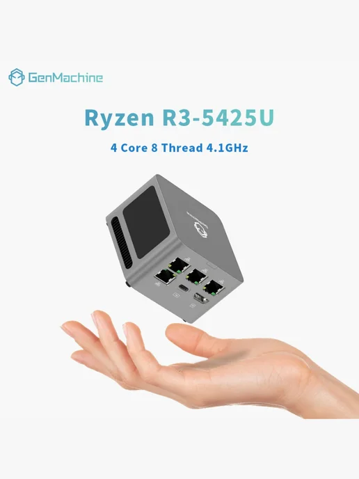 мини-пк amd r5-5425u 8гб озу на плате без ssd, 8 ГБ, фото 4
