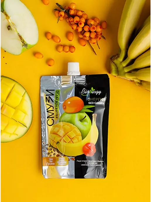 BioNergy Смузи пп питание для похудения энергия перекус 120 г, 120 г, фото 2