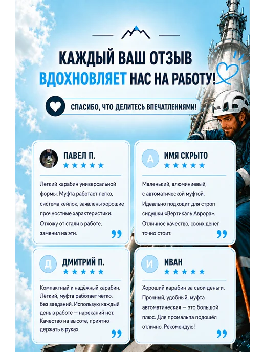 GURU. Карабин Zephir SL (с резьбовой муфтой), серый, фото 7