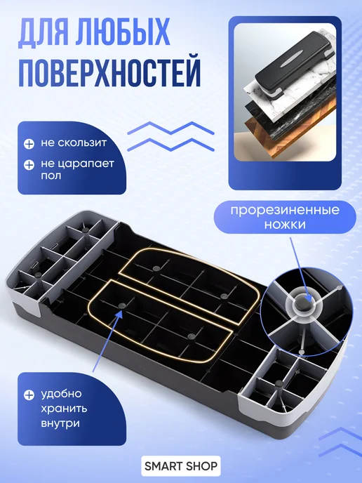Степ платформа для фитнеса и похудения, синий, фото 5