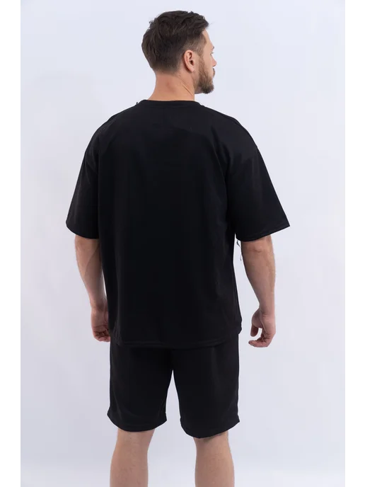 LVT FASHION Костюм футболка шорты летний, черный, фото 7