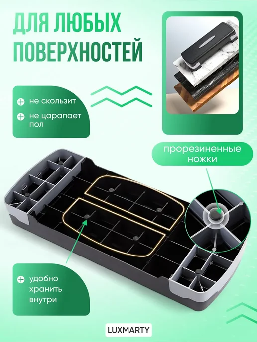 Степ платформа для фитнеса и похудения, синий, фото 3