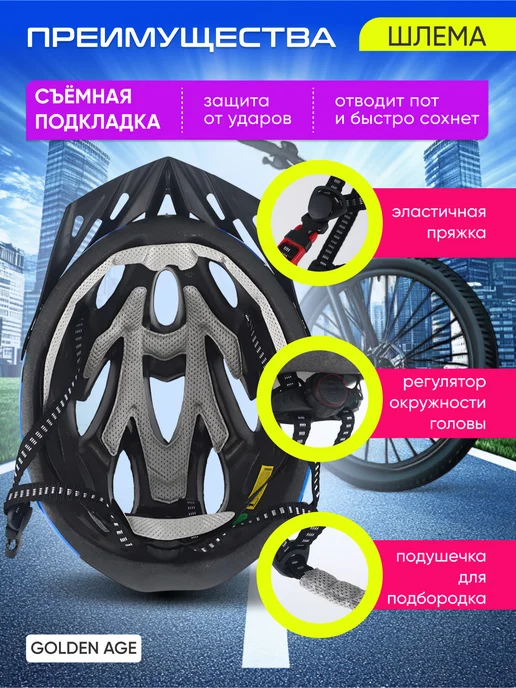 Шлем для скейтборда / самоката / велосипеда / BMX Шлем спортивный защитный для велосипеда, серый, фото 4