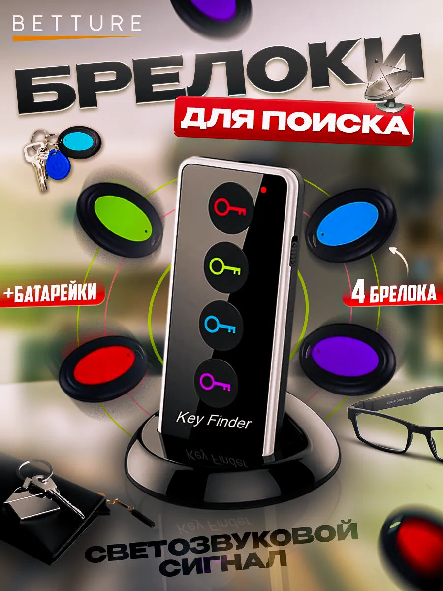 Брелок для ключей трекер и локатор