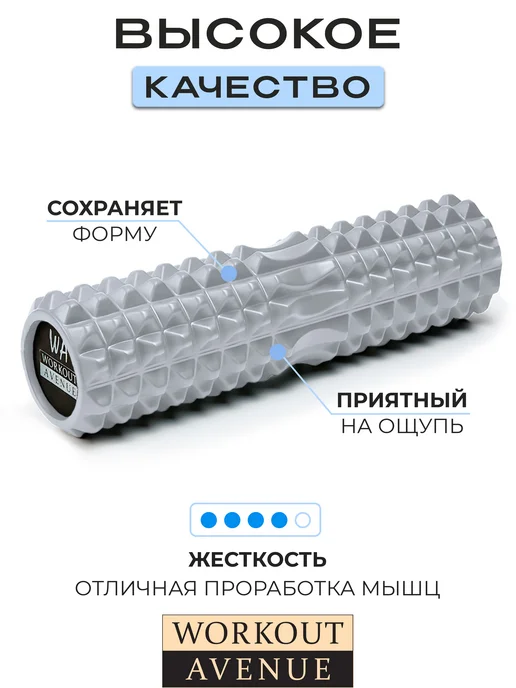 YARMIX Валик для спины массажный, МФР ролик спортивный, фитнес ролл, вариант, фото 6