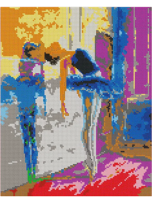 Картины Бисером Основа для вышивания бисером "Балерина" 24х30, 24x30, фото 2