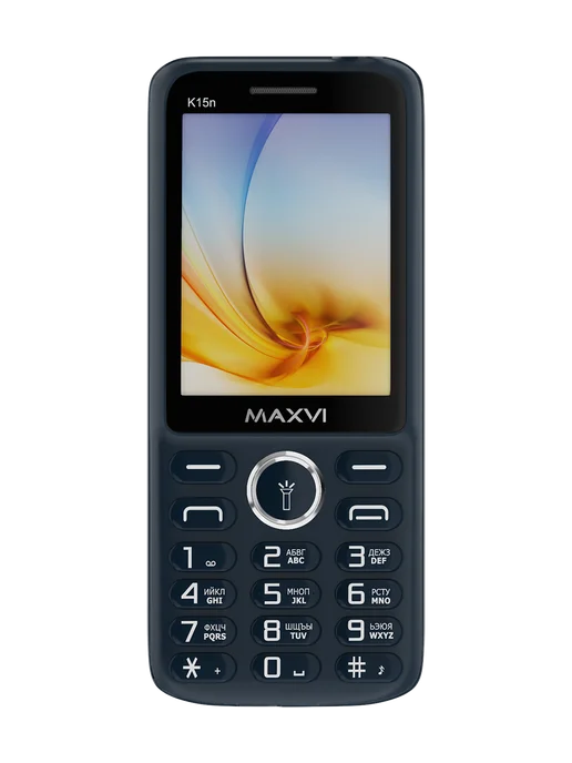 Maxvi Телефон кнопочный для пожилых с большим экраном для детей, голубой, фото 7