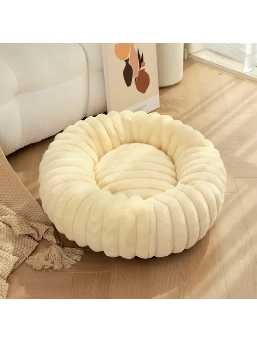 Кровать для собаки и кошки 55*40*6cm, желтый, фото 7