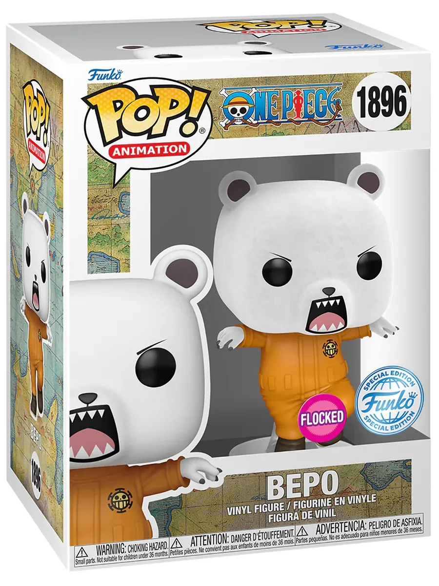 Фигурка Funko POP! Animation One Piece Bepo (FL) (Exc)