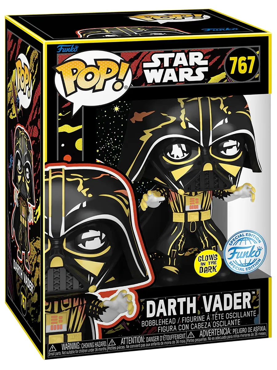 Фигурка Funko POP! Bobble Star Wars Darth Vader (Retro) (GW)