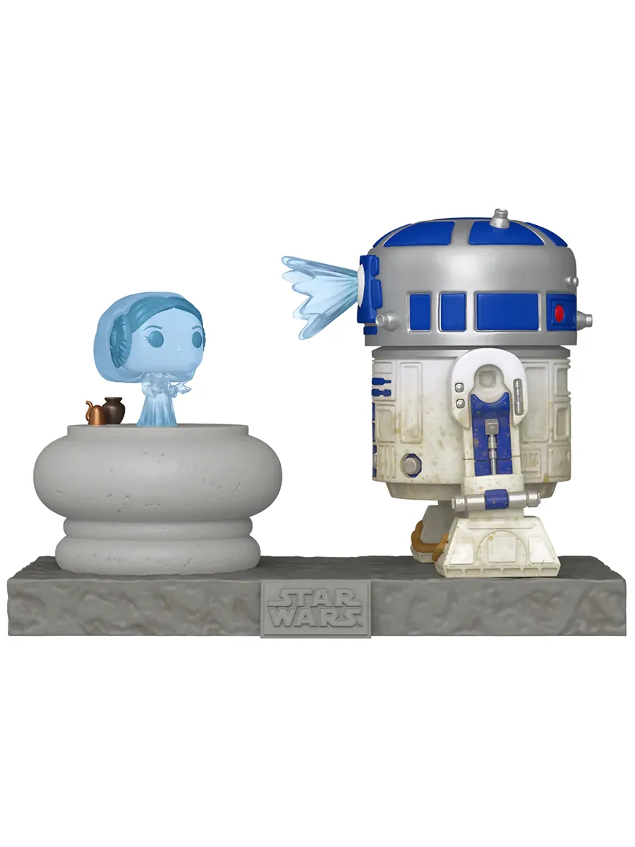 Фигурка POP! Deluxe Bobble Star Wars R2-D2 And Princess Leia