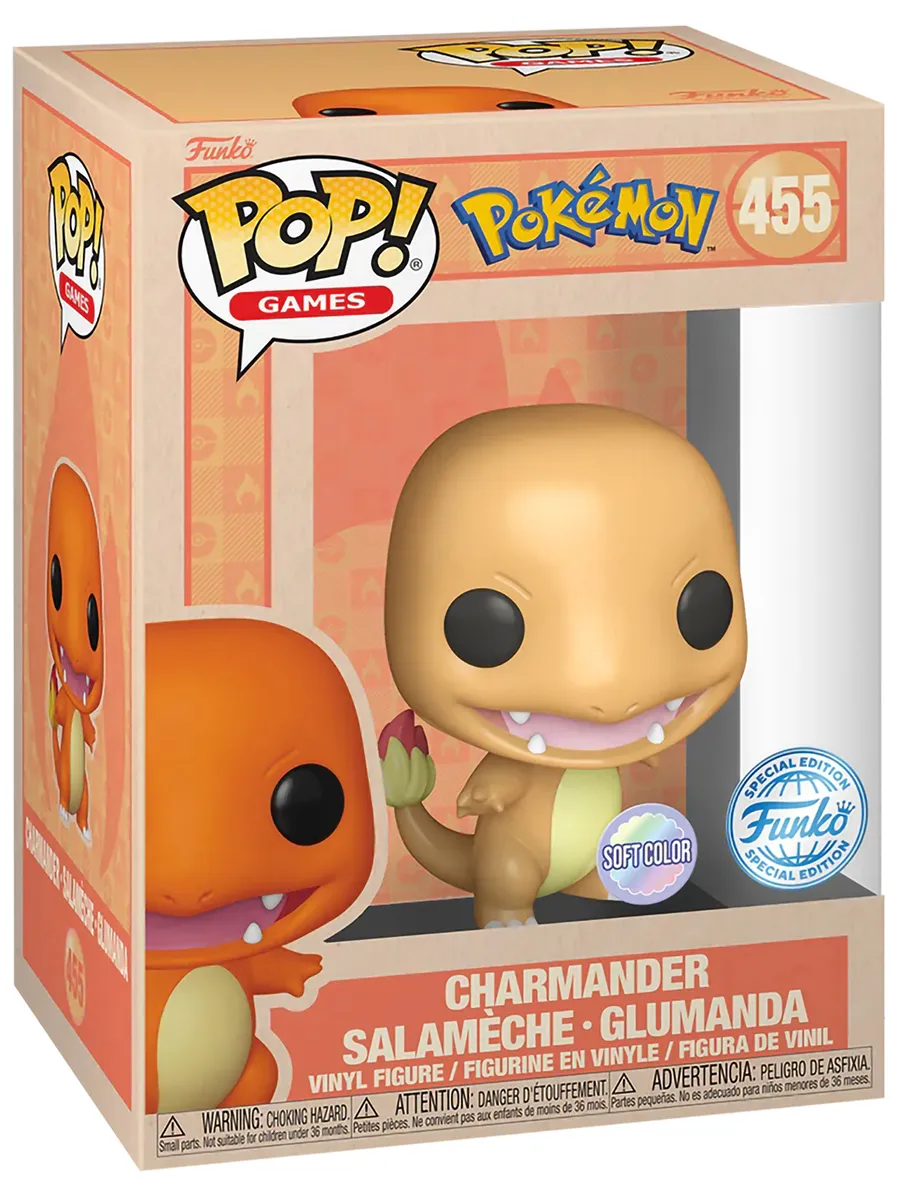 Фигурка Funko POP! Games Pokemon Charmander (Soft Color)