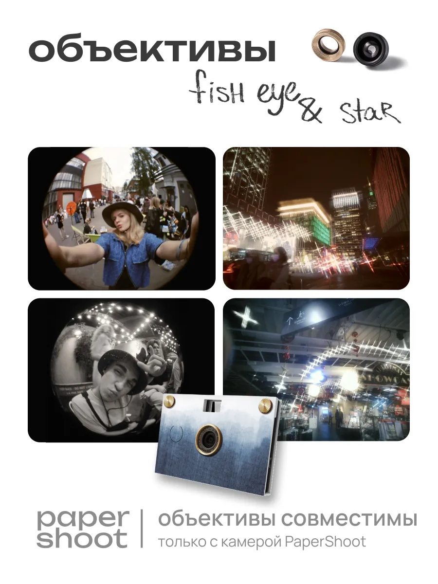 Объективы Fish-eye Star lens для камеры