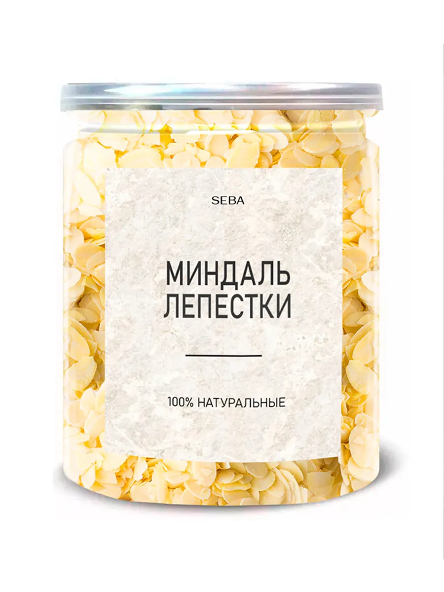 Миндальные лепестки 100 гр хлопья в банке
