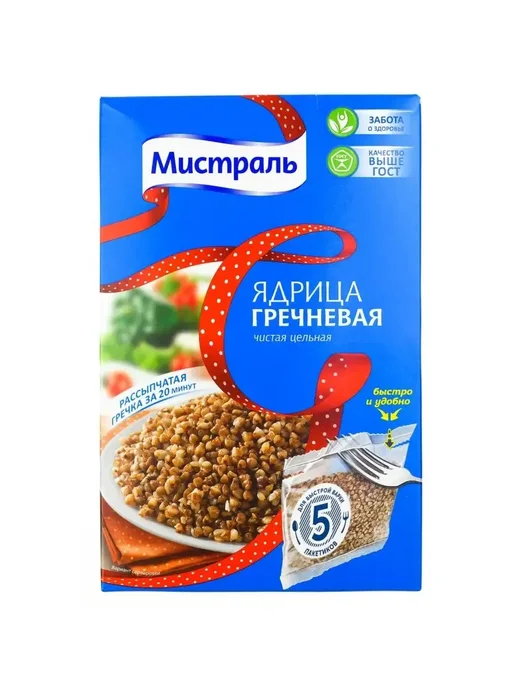 МИСТРАЛЬ Гречка ядрица, вариант, фото 2