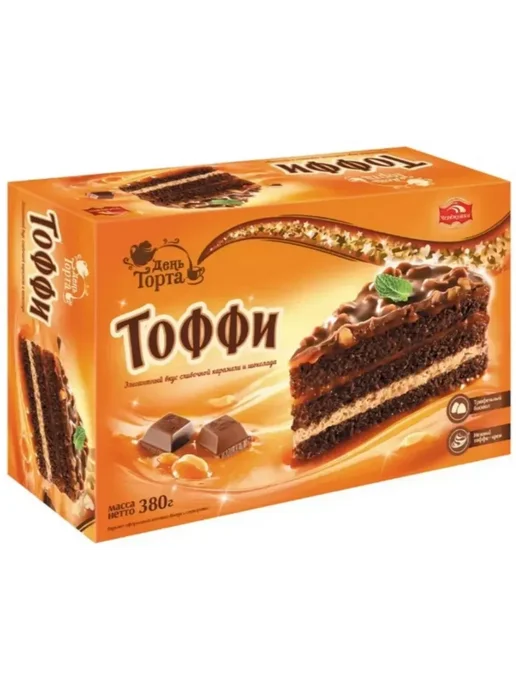 Черемушки Торт Тоффи 380 гр, 380 г, фото 2