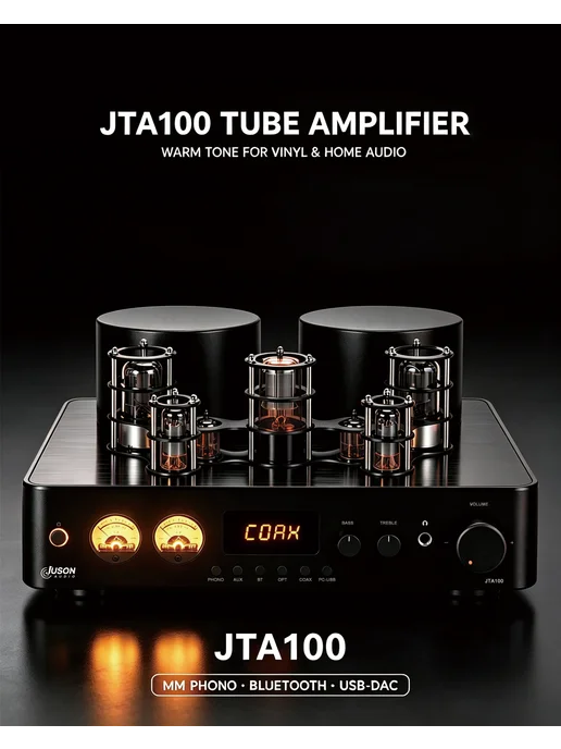 JUSONAUDIO Ламповый усилитель Juson Audio JTA100 мощностью 200 Вт, 200 Вт, фото 6