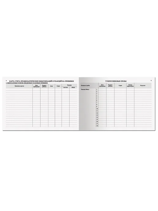 STAFF Медицинская карта ребенка Ф.№112, 96 л, арт. 130229, 3 шт, 96 л, фото 6