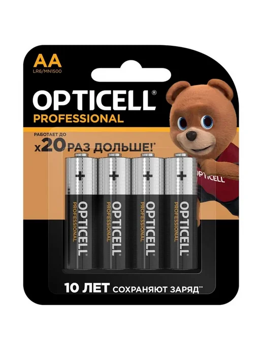OPTICELL Батарейка Professional LR6 MN1500 (12 шт), 4 шт, фото 3