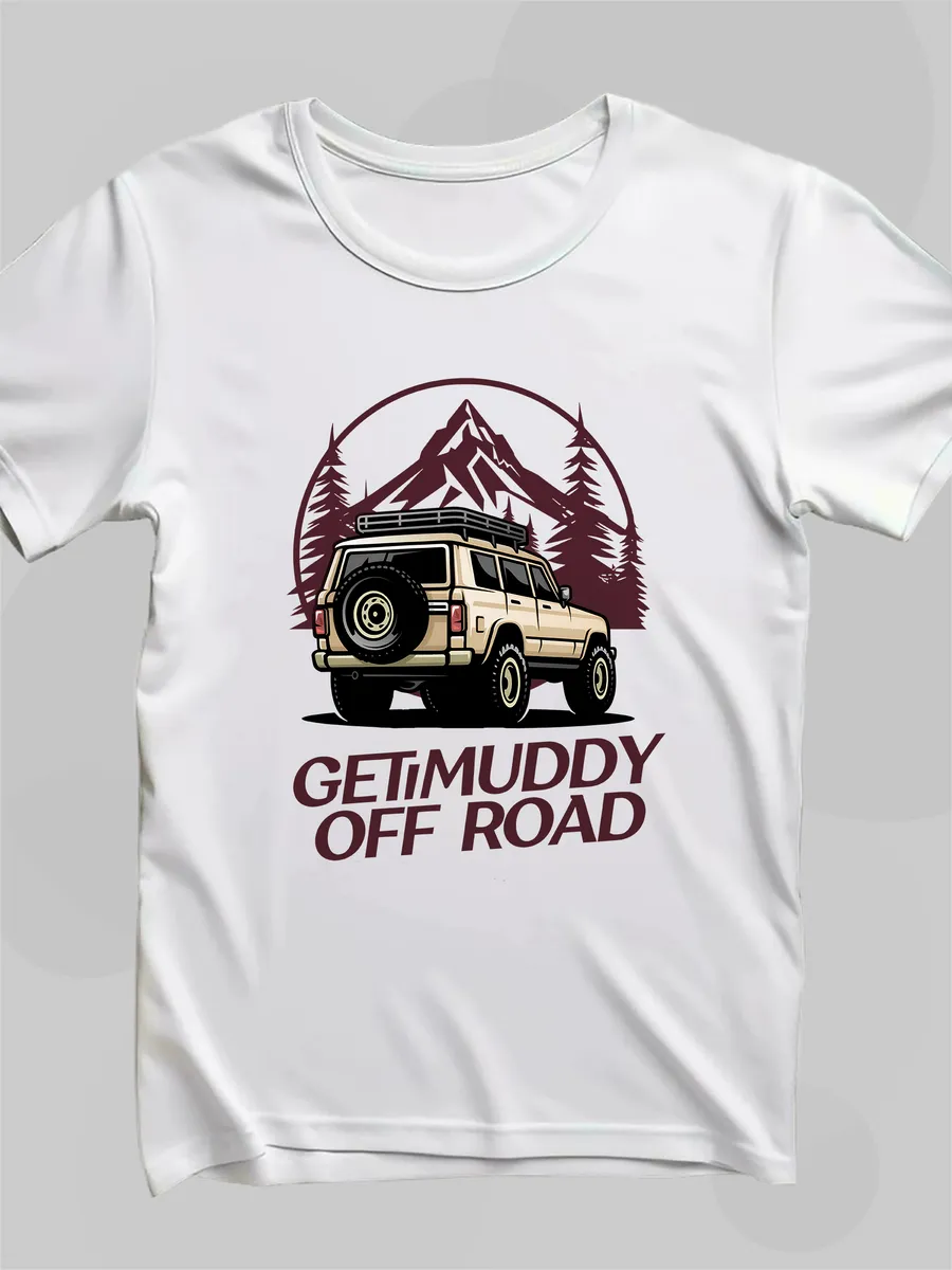 футболка курс на off-road