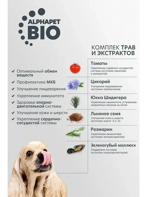 Сухой корм AlphaPet Superpremium Пищев… для собак, мелкие, чувствительное пищеварение, 3 кг, фото 4