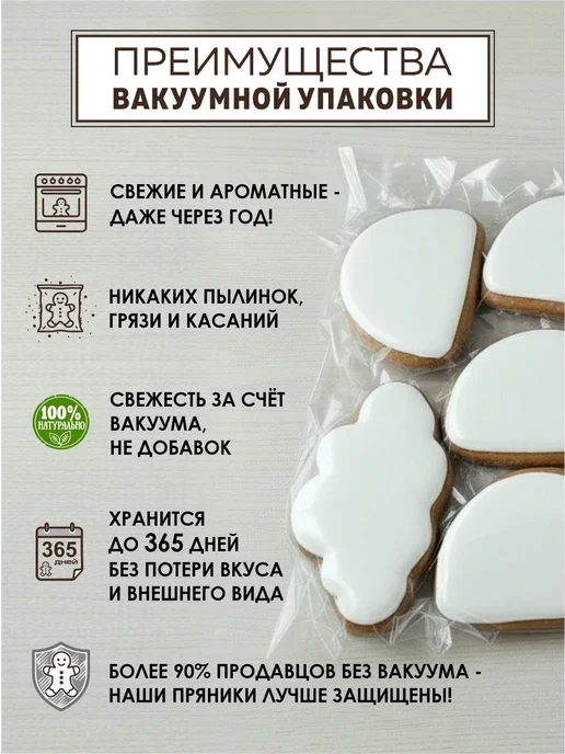 Романовские радости Пряник единорог на торт, 6 шт, фото 4