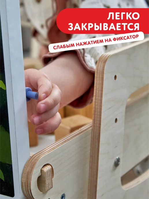 WOODYKID Детский стол и стул растущий комплект с ящиками, вариант, фото 8