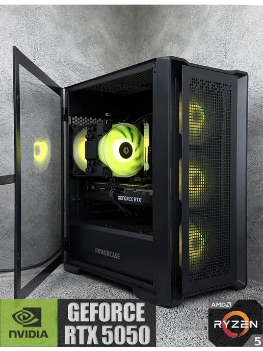 ROO24 Игровой компьютер AMD Ryzen 5 5600 16Gb DDR4 RTX5050, 32 ГБ