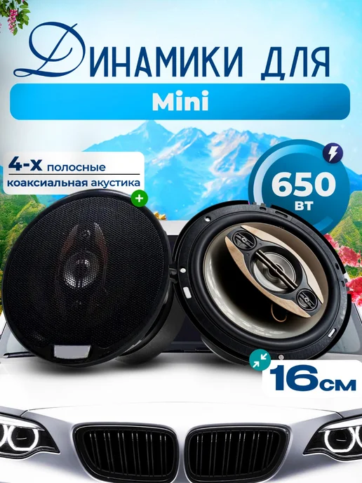 Динамики для Мини Колонки 2 шт. 650W, 16 см, 2 шт, 650 Вт