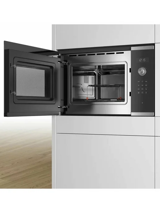 BOSCH Встраиваемая микроволновая печь с грилем BEL554MS0, черный, фото 2