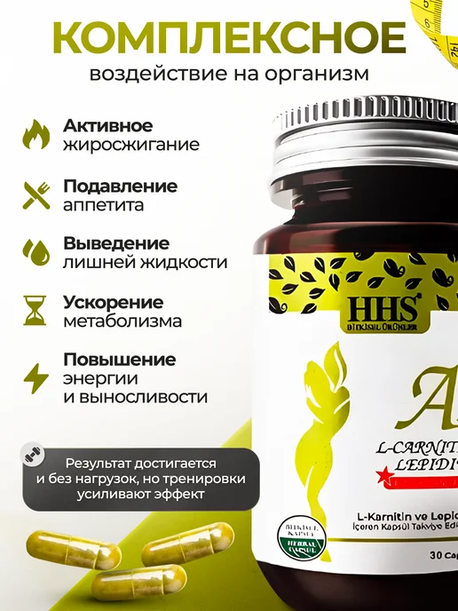 HHS > Капсулы для похудения жиросжигатель A1 с L-carnitine, вариант, фото 2