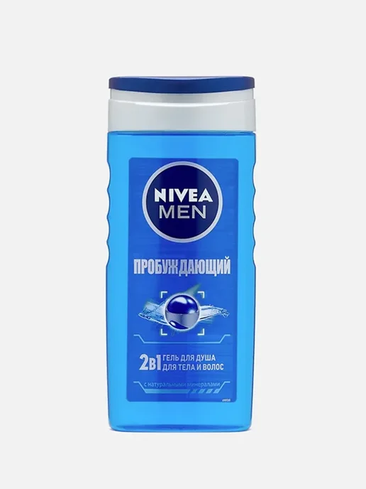 NIVEA Гель для душа Пробуждающий 250мл 2в1, 250 мл
