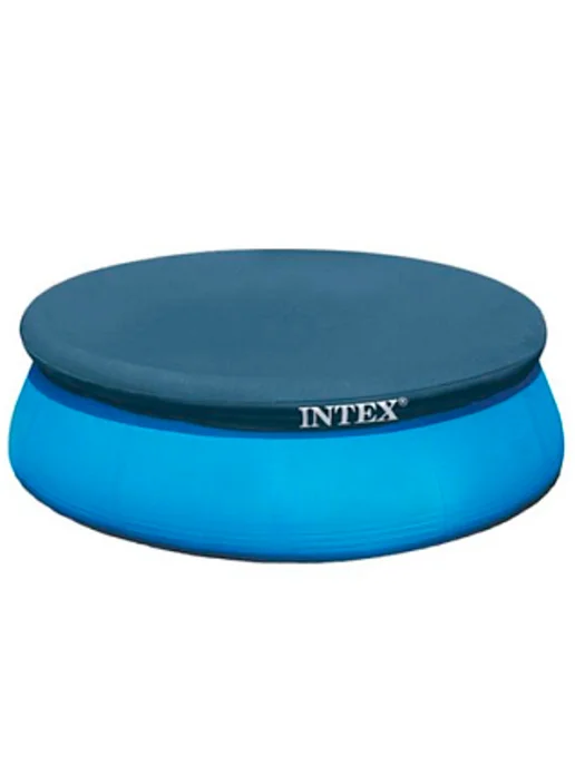 Intex Крышка для круглого бассейна с надувными бортами, d 305см, синий, фото 4