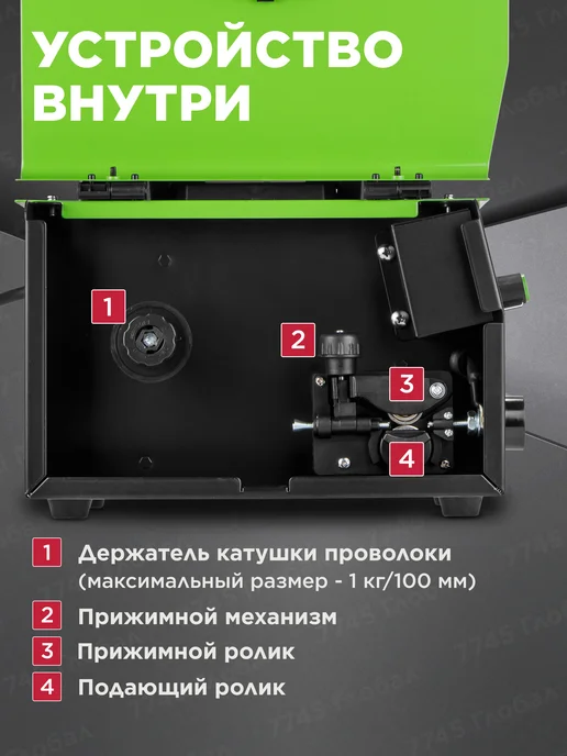 DGM Полуавтомат сварочный без газа инвертор FX200 DG5822-6, черный, фото 6